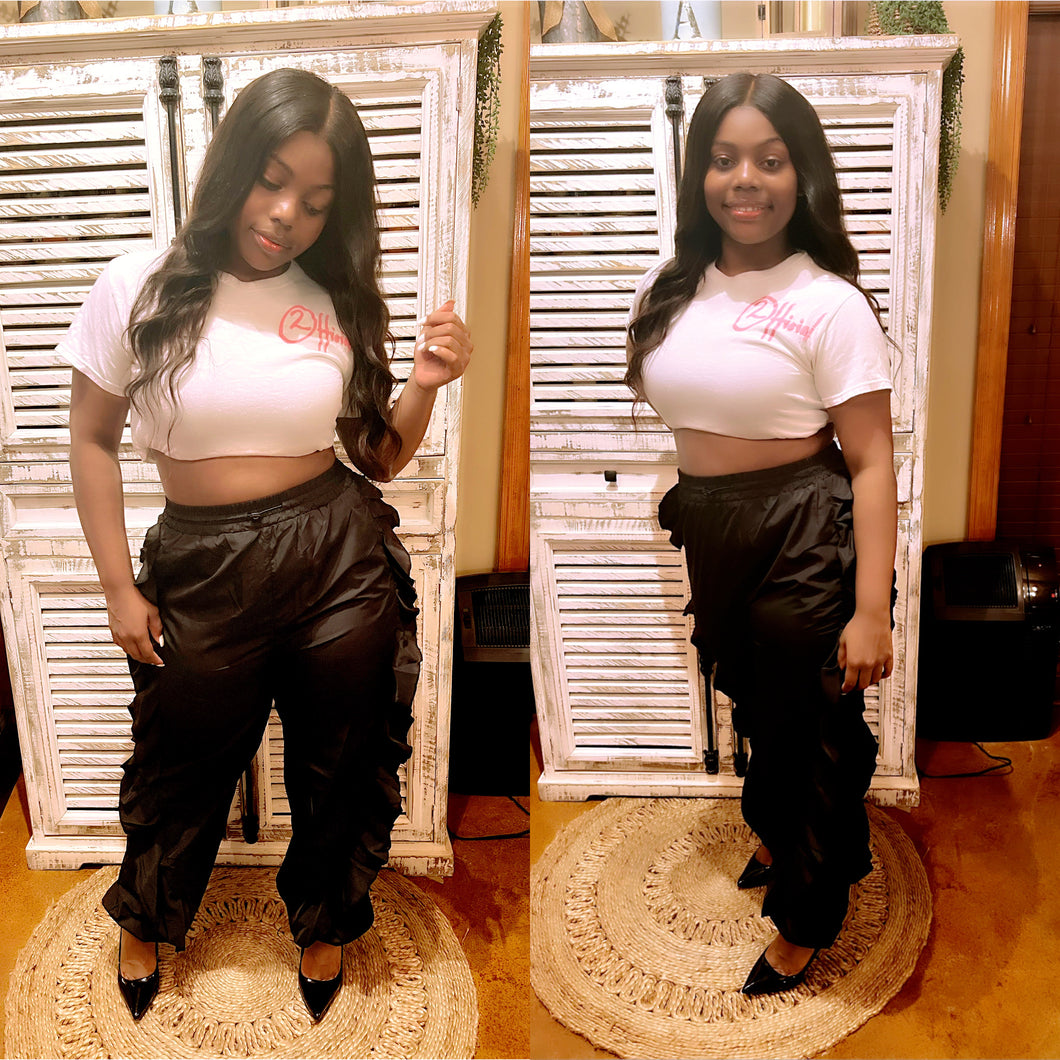 Ruffle Joggers